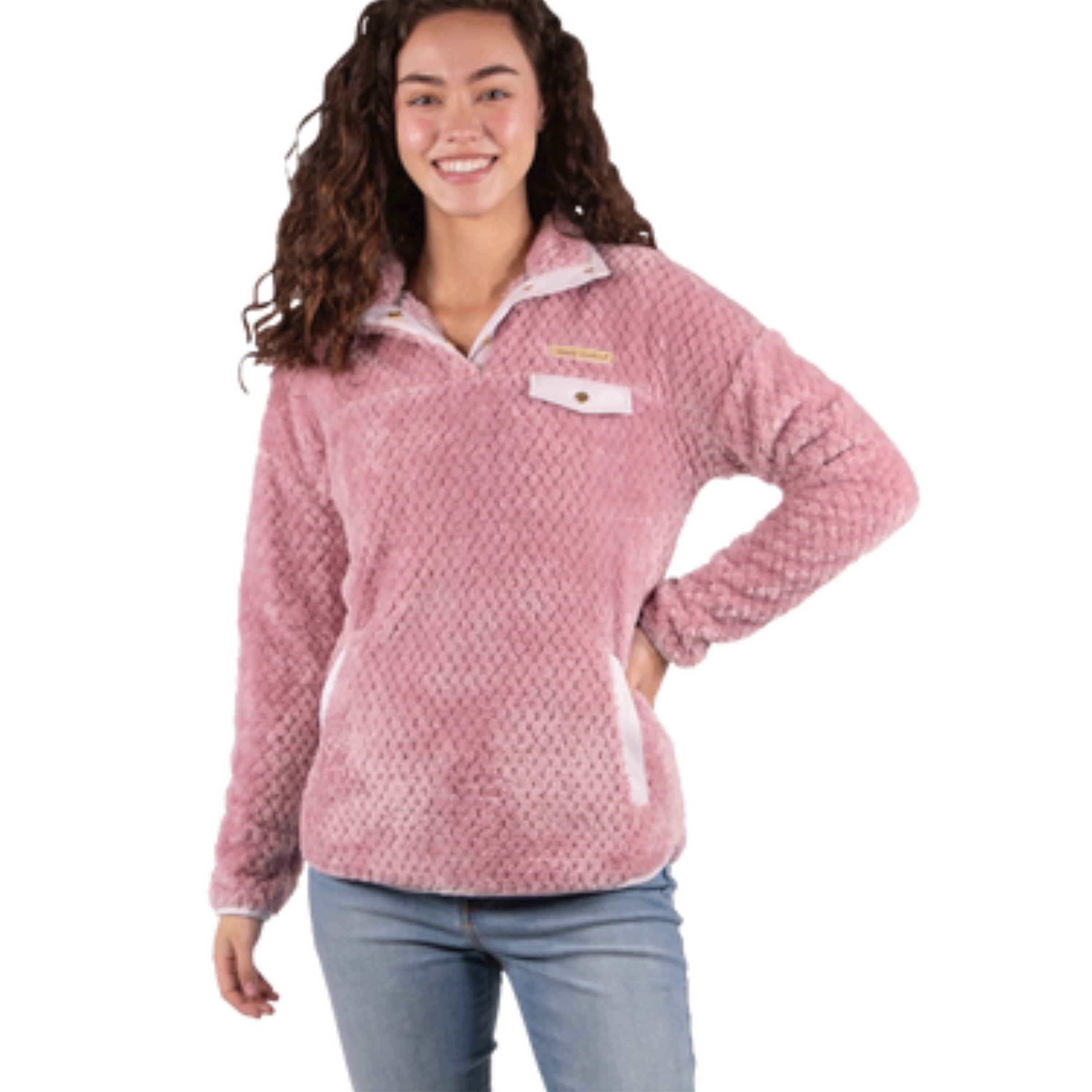 Sale Simply Southern Preppy Christmas Turtle Pink Long Sleeve T-Shirt Youth Medium / Pink